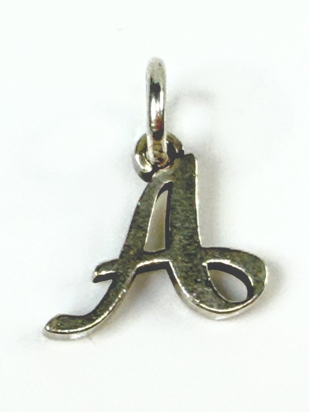 James Avery Sterling Silver Script Initial Letter A Monogram Charm JR2136